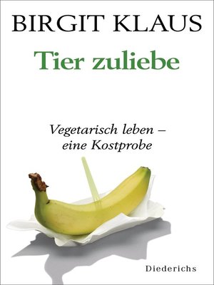 cover image of Tier zuliebe.